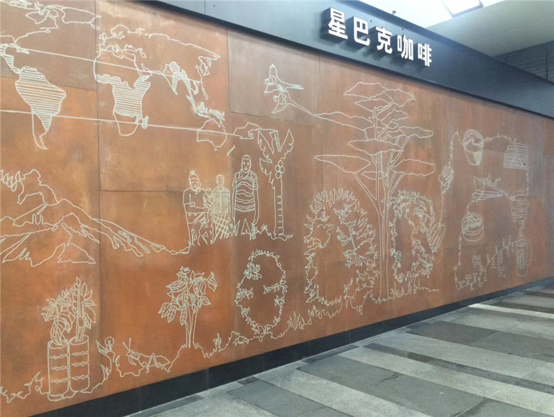 包河耐候钢幕墙