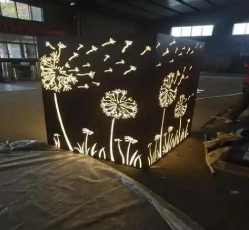 包河耐候钢灯箱